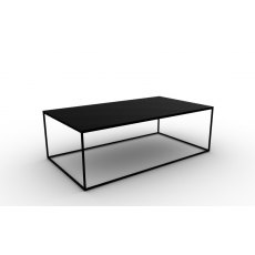 Calligaris Thin Coffee Table With Metal Top