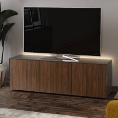 Access TV Unit 150cm Width With Walnut Doors