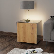 Access Lamp Table With Oak Door