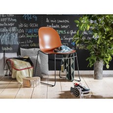 Academy Sleigh Leg Chair Stackable in Polypropylene By Connubia