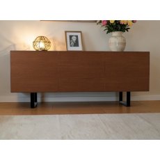 Horizon 2 Side Doors and 3 Drawers Sideboard With Sled Legs Made To Order By Calligaris