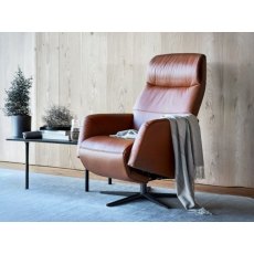 Stressless Scott Power Reclining Chair With Sirius Base Stressless Scott Power Reclining Chair With Sirius Base