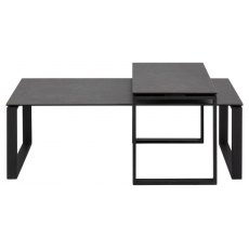 Oblo Coffee Table Black Ceramic