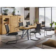 Venjakob Lilli Plus Dining Chair With a Rhombus Optic Back