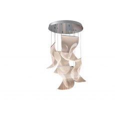 Victoria 5 Light Flush Ceiling Light