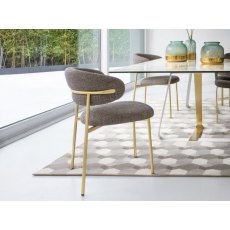 Oleandro Dining Chair With Metal Legs