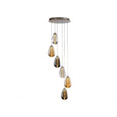 Fountain 6 Mixed Pendant Ceiling Light