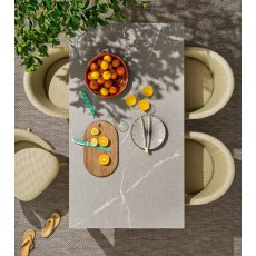 Dorian Ceramic Outdoor Extending Dining Table 160x90cm