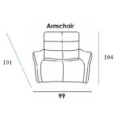 Paolo Leather Armchair