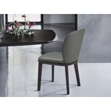 Chris Chair With Wooden Legs By Cattelan Italia