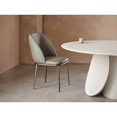 Mariel Chair With Metal Legs By Cattelan Italia