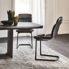 Kelly Chair With A Cantilever Base By Cattelan Italia