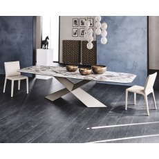 Tyron Keramik Fixed Dining Table By Cattelan Italia