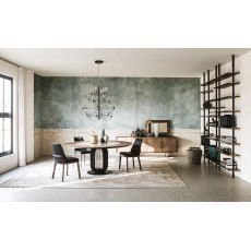 Soho Ker-Wood Round Table By Cattelan Italia