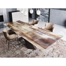Tyron Crystalart Drive Extending Table By Cattelan Italia Tyron Crystalart Drive Extending Table By Cattelan Italia