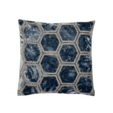 Large Ivor Blue Cushion