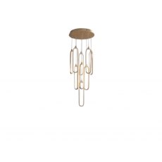 Tucker 9 Lamp Light In Rose Gold