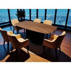 Twins Non Extending Rectangular Table in Wood CS4153-FS 200 By Calligaris