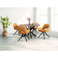 Ivy Metal Leg Dining Chair