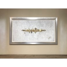 Velveteen Wall Art White