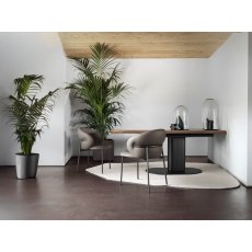 Oleandro CS2222 Made To Order Dining Chair With Metal Legs Oleandro CS2222 Made To Order Dining Chair With Metal Legs