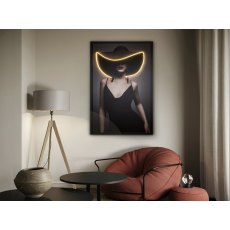 Paisley Wall Art With Light