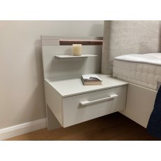 Aurora Bed, Bedsides with Panels and Lighting Clearance