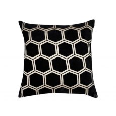 Large Ivor Black Cushion