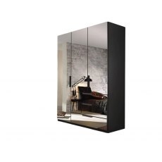 Comet 3 Door Hinged Wardrobe with Mirror Fronts