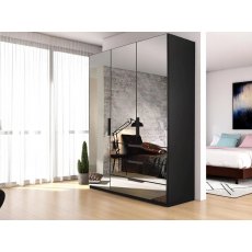 Comet 3 Door Hinged Wardrobe with Mirror Fronts