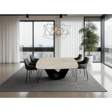Calla CS1459 Extending Dining Table 165cm x 100cm MTO Calla CS1459 Extending Dining Table 165cm x 100cm MTO