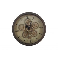 36cm Copper Gears Wall Clock 36cm Copper Gears Wall Clock