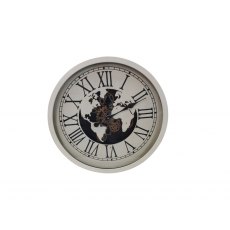 58cm White Gears Clock 58cm White Gears Clock