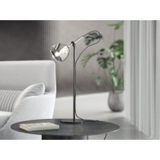 Ligne Roset Chrome Bell Table Lamp