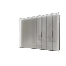 Monaco 8 Door Hinged Wardrobe Monaco 8 Door Hinged Wardrobe