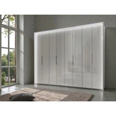 Monaco 8 Door Hinged Wardrobe Monaco 8 Door Hinged Wardrobe