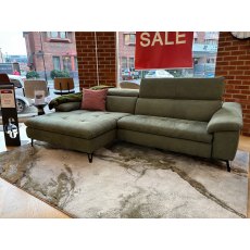 Isabella Sofa Chaise with Electric Recliner Clearance