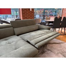 Isabella Sofa Chaise with Electric Recliner Clearance