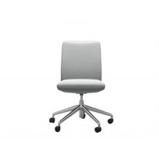 Stressless Vanilla Home Office Low Back Without Arms Chair