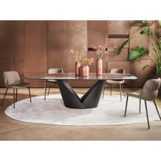 Calla Fixed Ceramic Dining Table By Calligaris