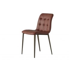 Kuga Slim Metal Leg Dining Chair By Bontempi Kuga Slim Metal Leg Dining Chair By Bontempi