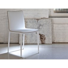 Nata Low Back Upholstered Chair By Bontempi Nata Low Back Upholstered Chair By Bontempi