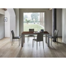 Nata Flex High Back Upholstered Chair By Bontempi
