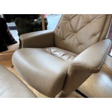 Nordic Recliner Chair and Footstool Clearance