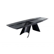Orion Glass Top Extending Table By Connubia