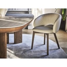 Anime Dining Chair With Wooden Legs Made To Order By Calligaris