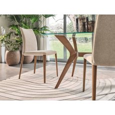Fay Dining Chair With Wooden Legs Made To Order By Calligaris