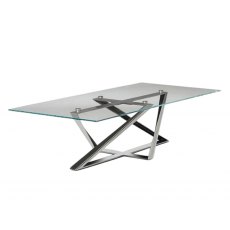 Millennium Glass Top Dining Tables By Bontempi Millennium Glass Top Dining Tables By Bontempi