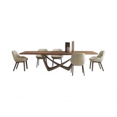 Bach Fixed Rectangular Wood Top Table Bach Fixed Rectangular Wood Top Table
