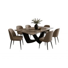 Bach Fixed Rectangular Marble Table Bach Fixed Rectangular Marble Table
